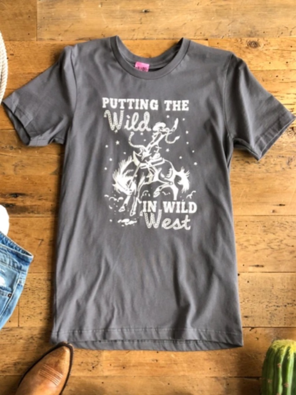 Putting the wild in Wild West Graphic Tee Small